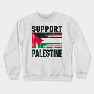 Support Palestine Crewneck Sweatshirt